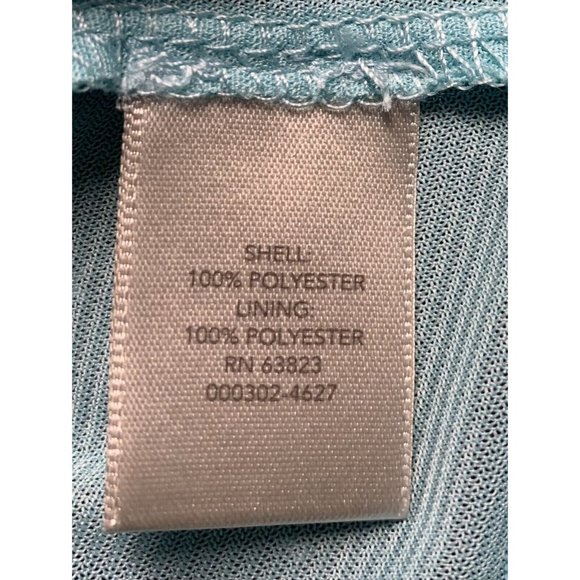 Christopher & Banks Dress Size Medium Lined Floral New Sleeveless New Blue Green - Picture 5 of 10